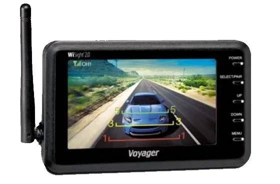 WVSXM43 – ASA Video Monitor, 4.3 Inch Screen LCD Display Suction Cup Mount With Built-In Speaker Supports Normal And ...